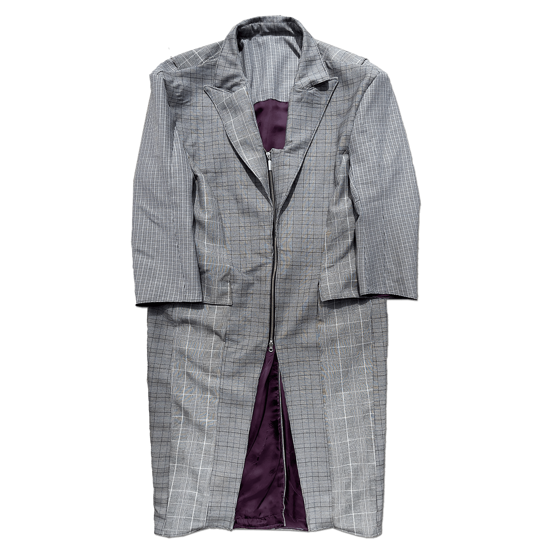 Chiveskella Checkered Biker Coat