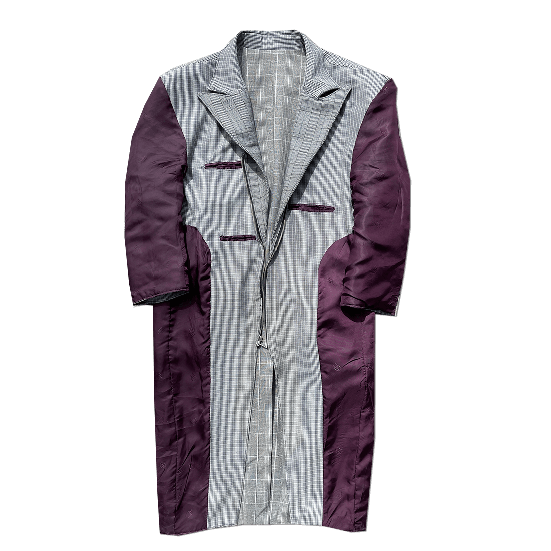 Chiveskella Checkered Biker Coat