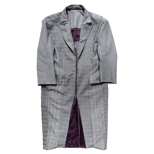 Chiveskella Checkered Biker Coat