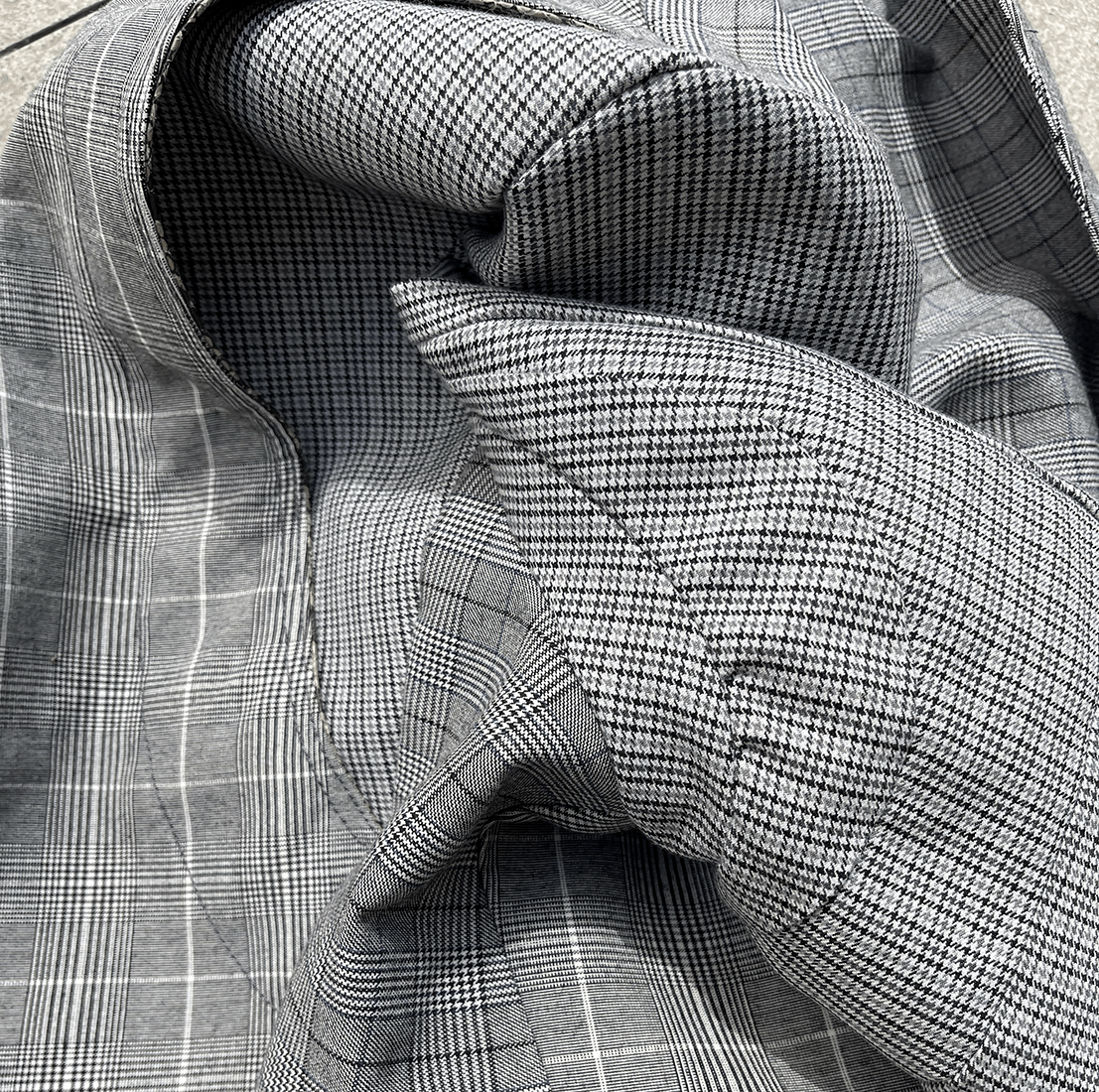 Chiveskella Checkered Biker Coat